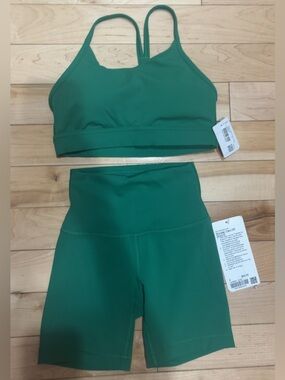 LULULEMON RACEWAY GREEN SET